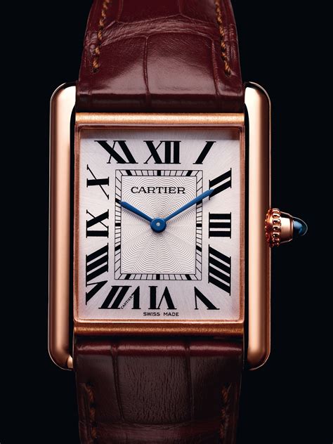 orologio cartier tank louis|cartier leather tank watch.